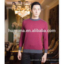 2015 mode für männer 100% kaschmir-pullover